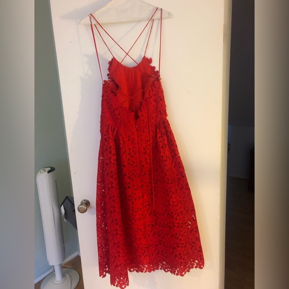 Anthropologie Cynthia Rowley Lace Midi Dress - Picture 6 of 8
